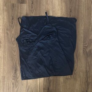 Soma Midnight Satin Gown